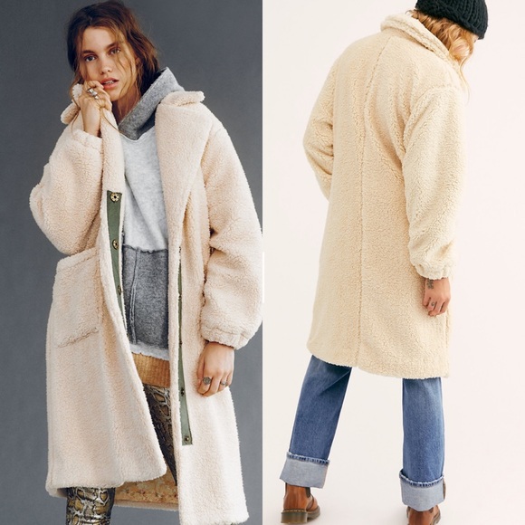 Free People Jackets & Blazers - New Tessa Teddy Coat Free People
